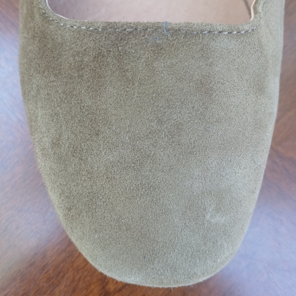 Madewell Olive Suede Mary Jane Flats - Picture 2 of 12